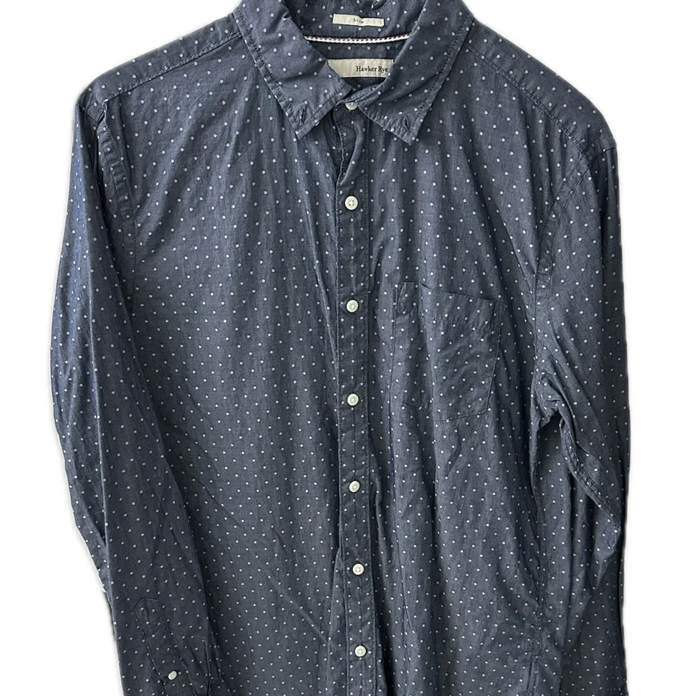 Hawker Rye Dark Blue Button-Down - Picture 2 of 4